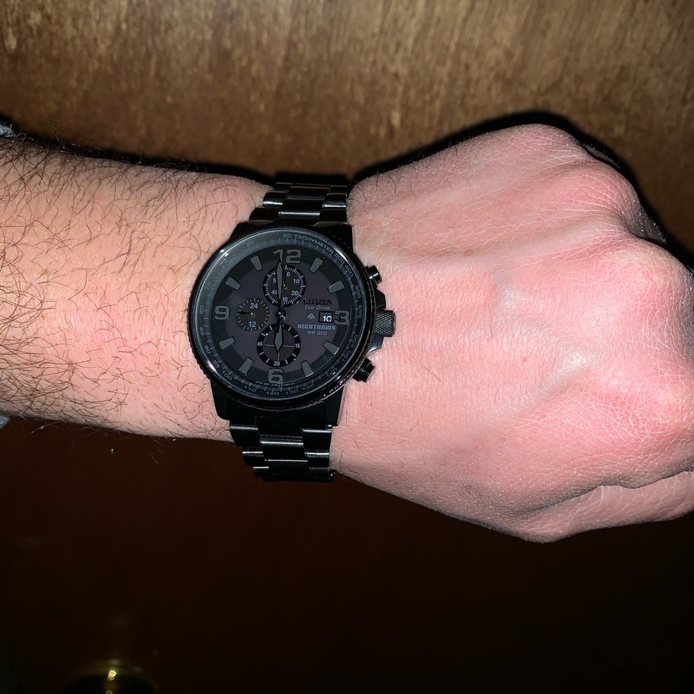 Citizen Men’s All Black Watch NWOT